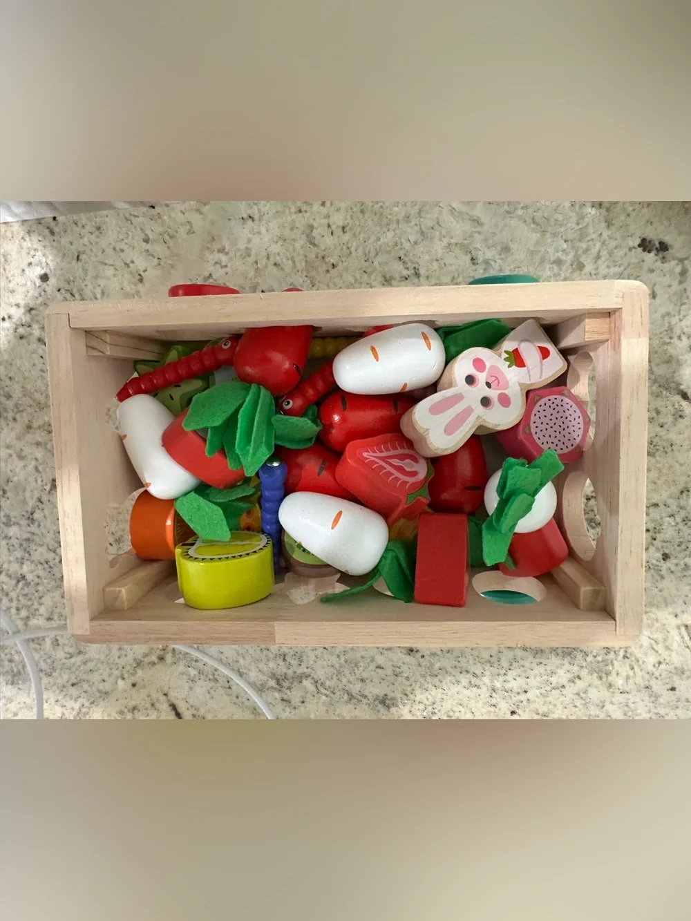 Montessori Wooden Garden Pop-Up Toy